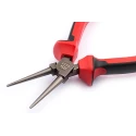 RS PRO Round Nose Plier, 160mm Overall Length, 50.7mm Internal Jaw, Polished Steel with DuoTech Soft Grip Handles 182-9971