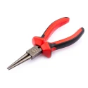 RS PRO Round Nose Plier, 160mm Overall Length, 50.7mm Internal Jaw, Polished Steel with DuoTech Soft Grip Handles 182-9971