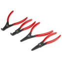 RS PRO 4-Piece Circlip Plier Set Chrome Vanadium Steel, Spring Steel Tips, PVC Handles 182-9982