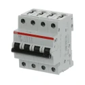 ABB System Pro M Compact Miniature Circuit Breaker, 4-Pole, 10A, Type C, 400V AC, 6 kA Breaking Capacity 2CDS244701R0104