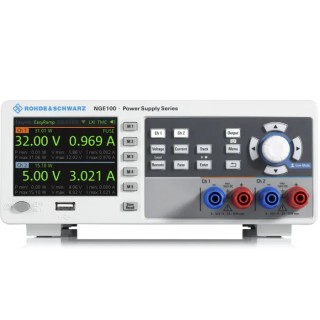 Rohde & Schwarz Digital Bench Power Supply, 2-Output 0 V to 32 V, 66 W, 3 A Max NGE102B