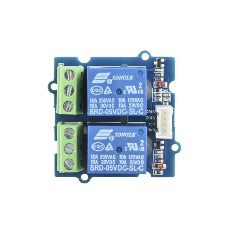 Seeed Studio Grove 2-Channel Single Pole Double Throw SPDT Relay Interface Evaluation Board 5V Control 103020132
