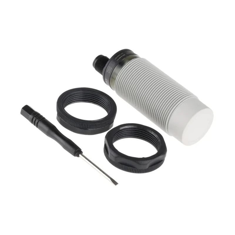 RS PRO Threaded Barrel Capacitive Proximity Sensor 15 mm M30 x 1.5 NPN 15mA 30V 1000V AC 30V DC 184-5639