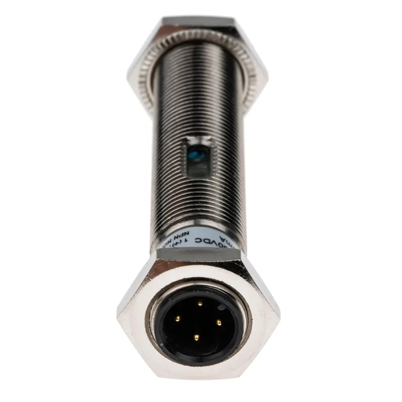 RS PRO Threaded Barrel Capacitive Proximity Sensor 2 mm Detection, M12 x 1 Thread, NPN Output, 200mA, 30V AC/DC 184-5579