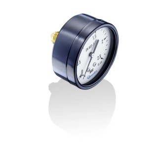 Bourdon Pressure Gauge, 63 mm Dial Size, G 1/4 Pressure Connection, ±2.5% Accuracy, 60°C Max Operating MAT3-F20.B59
