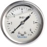 Bourdon Stainless Steel Case 63 mm Dial Size G 1/4 Pressure Gauge 6 Bar MIT3-F22.B20