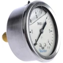Bourdon Stainless Steel Case 63 mm Dial Size G 1/4 Pressure Gauge 6 Bar MIT3-F22.B20