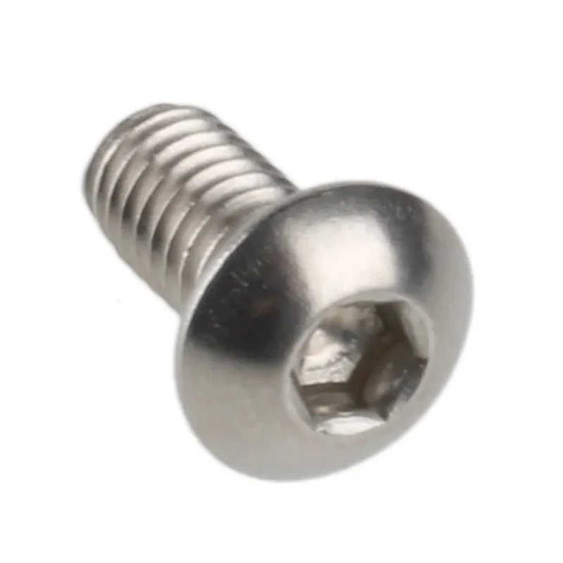 RS PRO Bright Zinc Stainless Steel Hex Socket Cap Screw M4 x 8 mm, Grade 10.9 183-8626