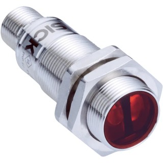 SICK Retroreflective Photoelectric Sensor Barrel Sensor 60 mm to 6 m NPN IP67 GRL18S-N2431V