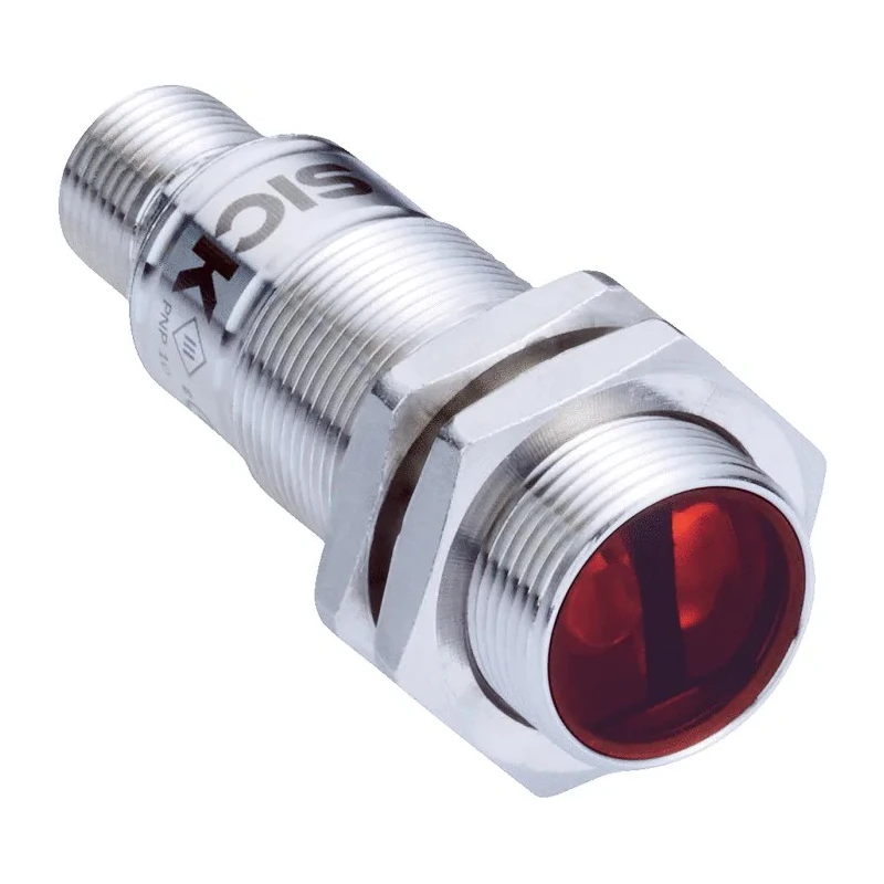 SICK Retroreflective Photoelectric Sensor Barrel Sensor 60 mm to 6 m NPN IP67 GRL18S-N2431V