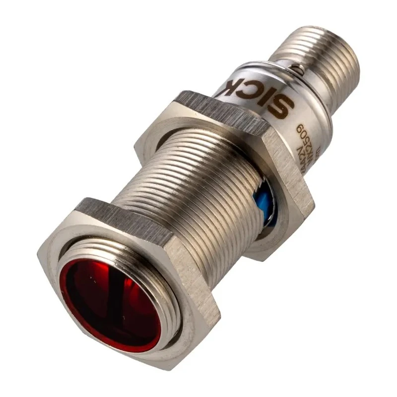 SICK Energetic Photoelectric Sensor Barrel Sensor 10 mm to 400 mm Detection Range PNP Output IP67 IP68 IP69K GRTE18S-P2442V
