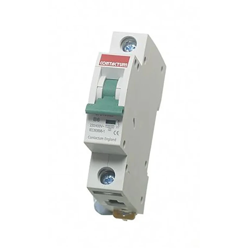 Contactum Miniature Circuit Breaker 1-Pole 40A Type C 250V AC 10 kA Breaking Capacity CPB1040C