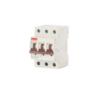 Contactum Miniature Circuit Breaker 3-Pole 32A Type D 415V AC 10 kA Breaking Capacity CPB1032D3