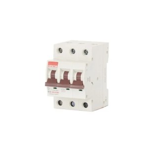 Contactum Miniature Circuit Breaker, 3-Pole, 32A, Type B, 415V AC, 10 kA Breaking Capacity CPB1032B3