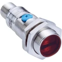 SICK Diffuse Photoelectric Sensor, Barrel Style, Detection Range 10 mm to 400 mm, NPN Output, IP67, Stainless GRTE18S-N2442V