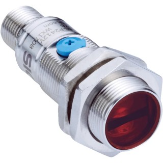 SICK Diffuse Photoelectric Sensor, Barrel Style, Detection Range 10 mm to 400 mm, NPN Output, IP67, Stainless GRTE18S-N2442V