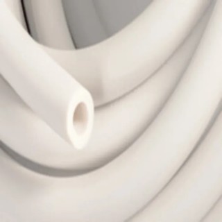 Saint-Gobain Industrial & Consumer Solutions Thermoplastic Elastomer Flexible Tubing, 1.6 mm ID, 4.8 mm OD, White AND00003