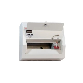 Contactum Defender 10 Way 100A Steel Consumer Unit 250V BS EN 61439-3 IP4X DD101MS