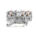 WAGO TOPJOB S 2202 Series Grey Feed Through Terminal Block 1-Level Cage Clamp 2.5mm² 24A 800V IECEx/ATEX 2202-1301