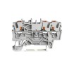 WAGO TOPJOB S 2202 Series Grey Feed Through Terminal Block 1-Level Cage Clamp 2.5mm² 24A 800V IECEx/ATEX 2202-1301