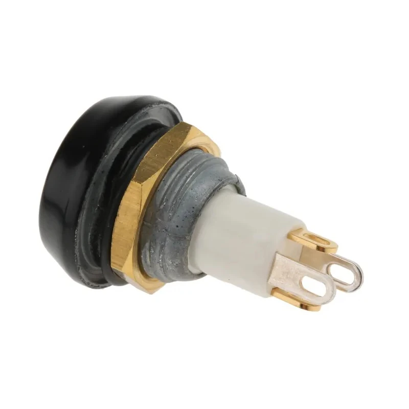 ITW Switches Illuminated Miniature Momentary Push Button Switch, Panel Mount, 13.6 mm Cutout, SPST, Green LED, 59-413G