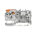 WAGO TOPJOB S 2102 Series Feed Through Terminal Block Grey 2.5mm² 1-Level Cage Clamp IECEx/ATEX 2102-1201