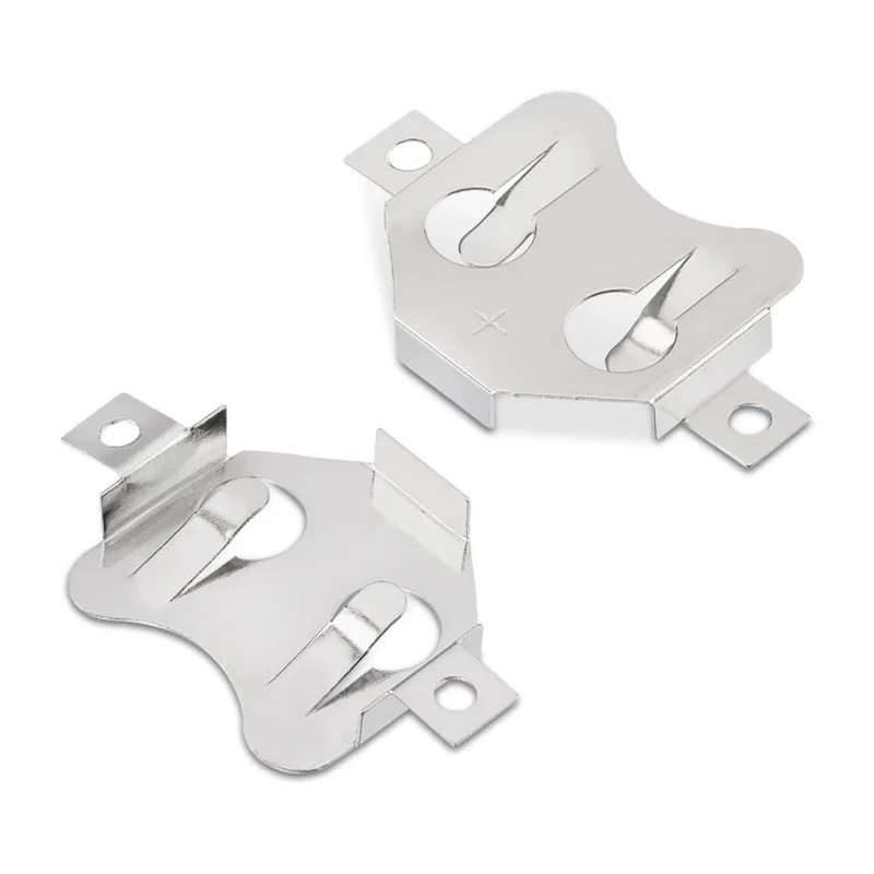 Wurth Elektronik Battery Holder Prong Snap for CR2016, CR2025, CR2032 Surface Mount 30.5mm Length 19.8mm Width Model 79523141