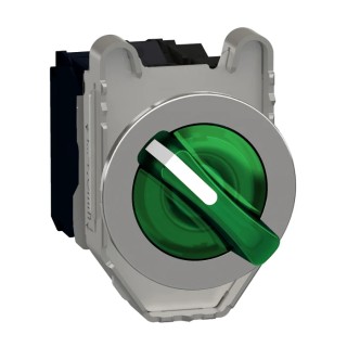 Schneider Electric Selector Switch Illuminated 3 Positions SPDT 30 mm Cutout Diameter Harmony XB4 XB4FK133M5