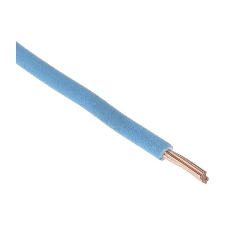 RS PRO 6491B Series Blue Hook Up Wire, 7/0.67 mm Core Strands, 100 m Length, Thermoplastic Polyolefin Jacket 185-3937