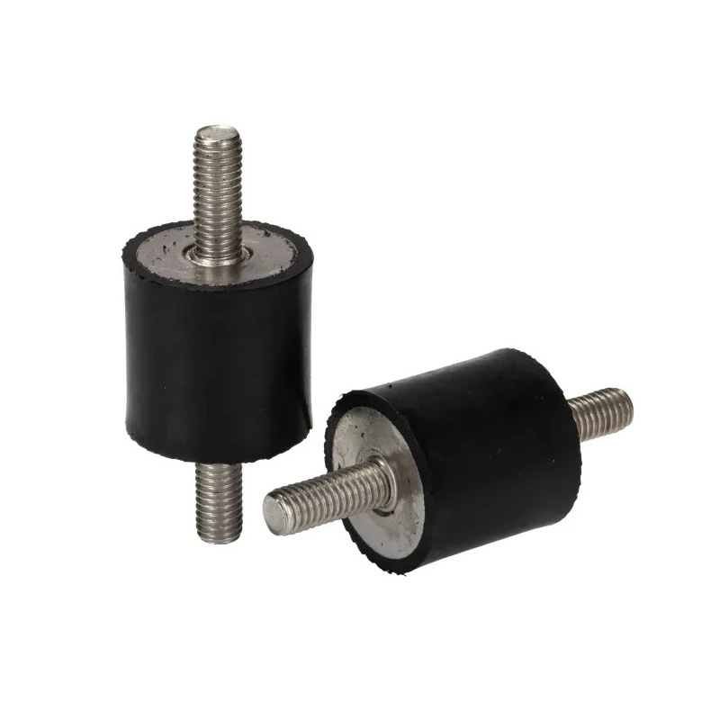 RS PRO Cylindrical M8 Anti-Vibration Mount Male to Male Bobbin with 42.32 kg Compression Load, 30 mm OD, 70 mm 185-4486
