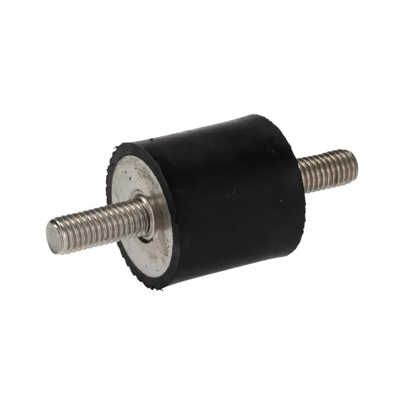 RS PRO Cylindrical M8 Anti-Vibration Mount Male to Male Bobbin with 42.32 kg Compression Load, 30 mm OD, 70 mm 185-4486