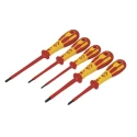 CK Insulated 5-Piece Screwdriver Set with Chrome Vanadium Steel Blades and Ergonomic Handles T49182D