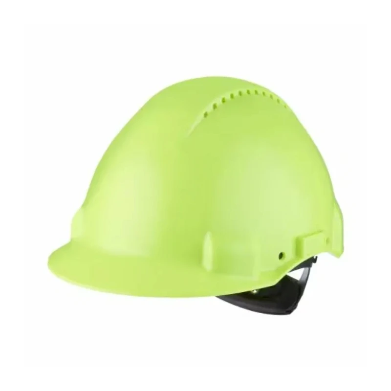 3M Yellow Ventilated Safety Helmet with Adjustable Ratchet Suspension G30NGB