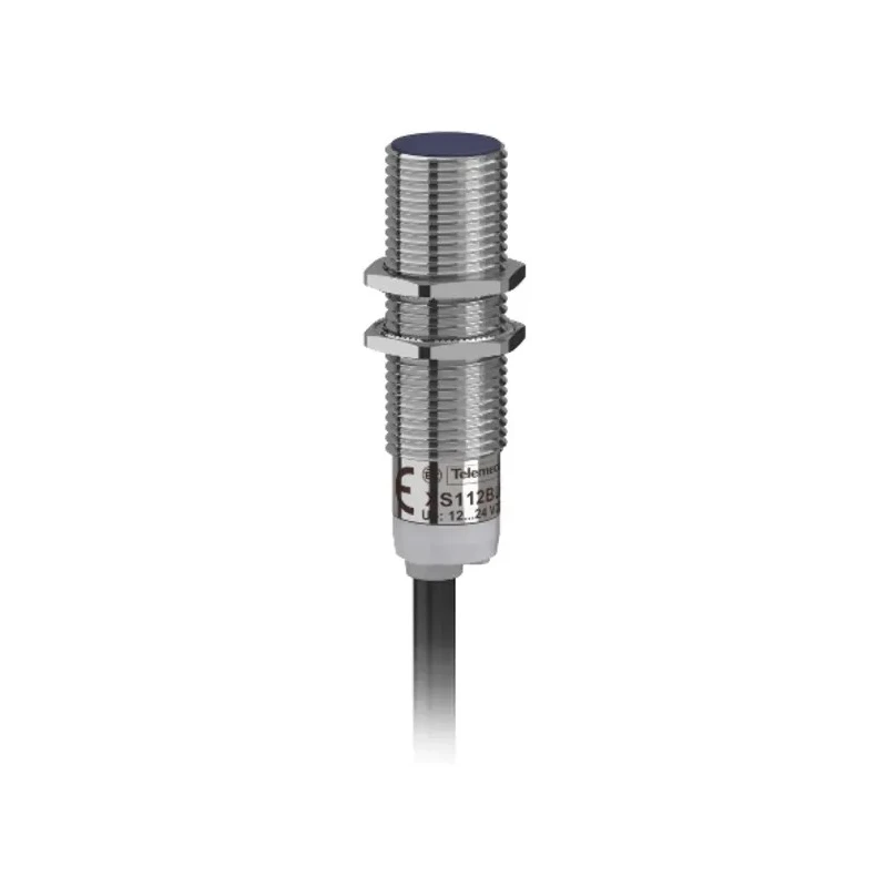 Telemecanique Sensors Threaded Barrel Inductive Proximity Sensor, M12 x 1 Thread Size, 36 V dc, NPN Output, 4 mm XS112B3NAL2