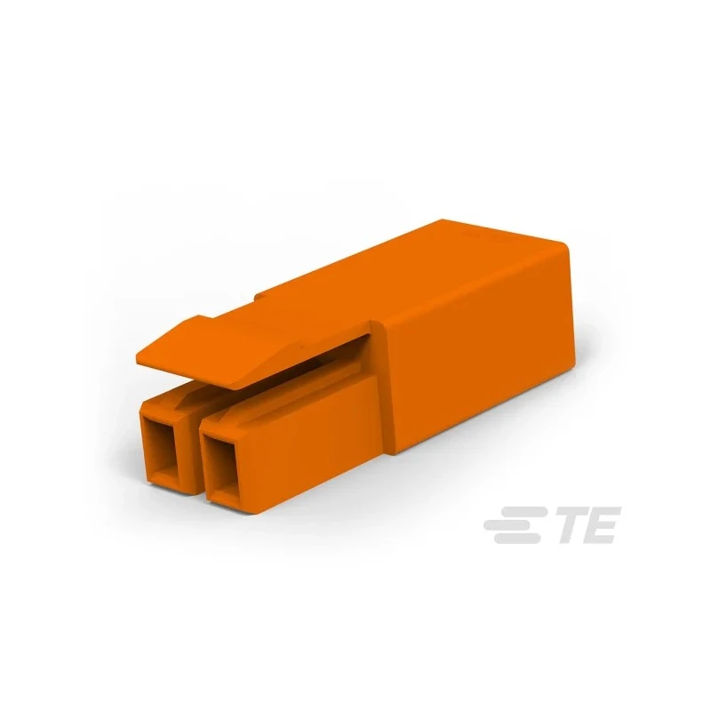 TE Connectivity LIGHT-N-LOK Series Modular Latched Wire-to-Wire Lighting Connector 2-Pole 9A 600V AC Male Poke-in 2834048-3