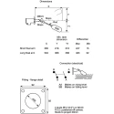 Delta-Mobrey Liquid Level Switch, Side Mount, Aluminium Bronze Housing, ATEX Zone 1, Model S01DB/F68/1
