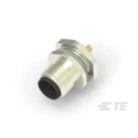 TE Connectivity M12 Series Circular Connector Plug Male, 12 Contacts, Front Mount, IP67, Nylon Housing T4132012121-000