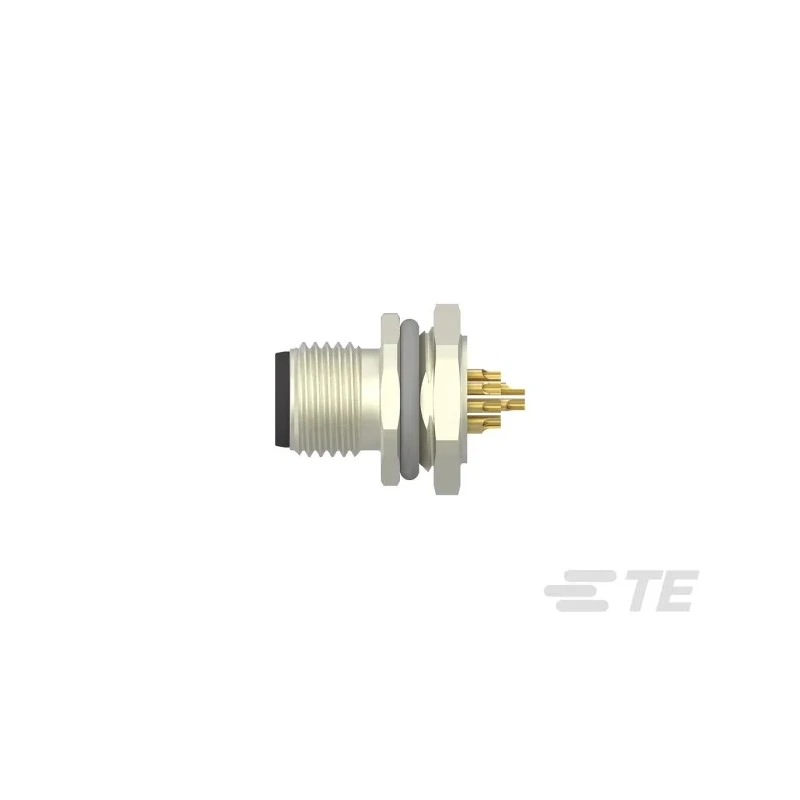 TE Connectivity M12 Series Circular Connector Plug Male, 12 Contacts, Front Mount, IP67, Nylon Housing T4132012121-000
