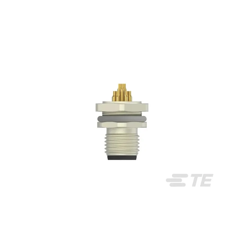 TE Connectivity M12 Series Circular Connector Plug Male, 12 Contacts, Front Mount, IP67, Nylon Housing T4132012121-000