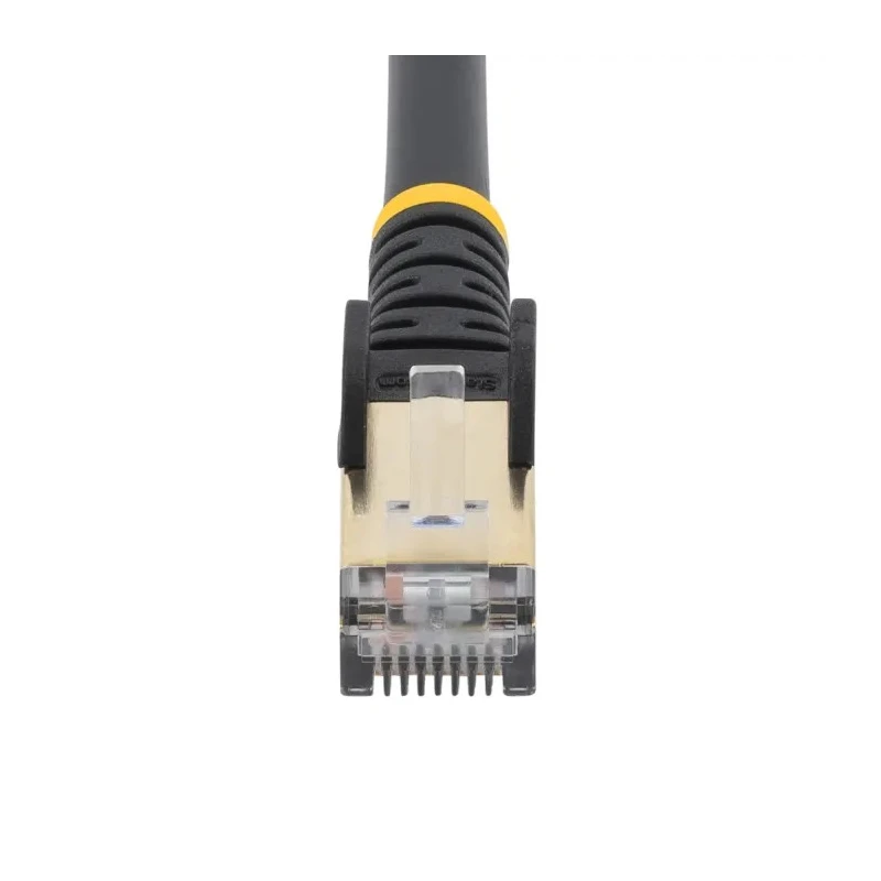 StarTech.com Cat6a Shielded Screened 0.5 m 10Gbit/s Cat6a Ethernet Cable Black PVC 