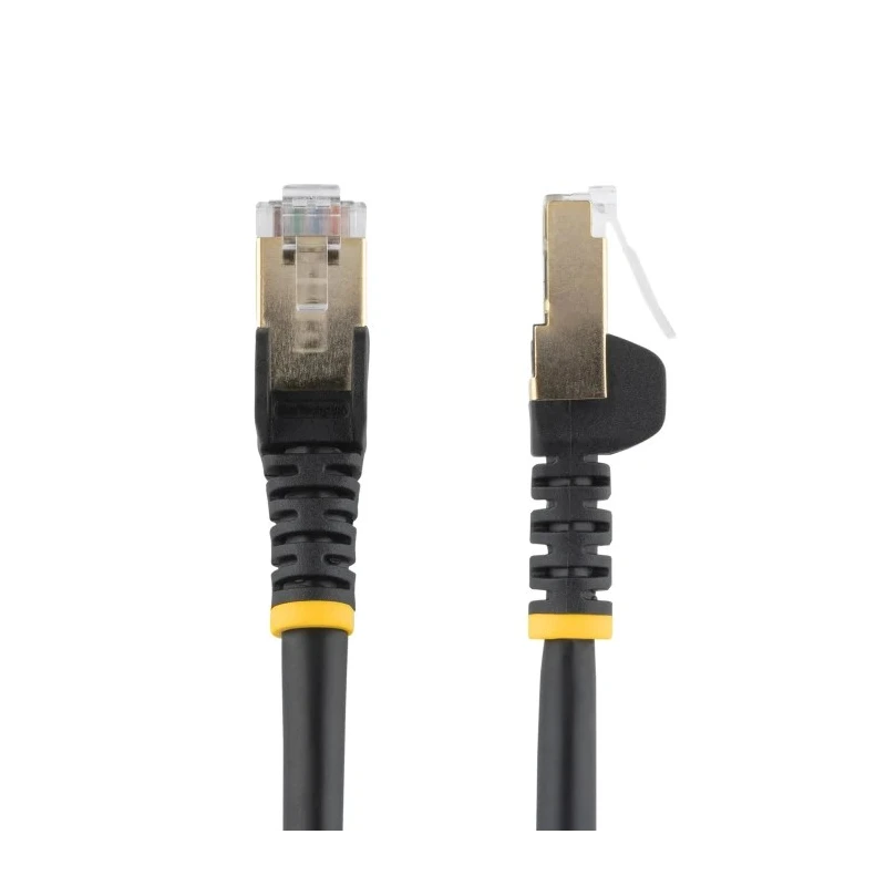 StarTech.com Cat6a Shielded Screened 0.5 m 10Gbit/s Cat6a Ethernet Cable Black PVC 