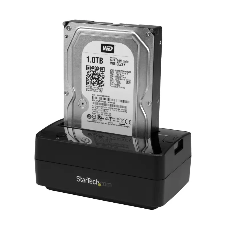 StarTech.com USB 3.1 Hard Drive Docking Station for 2.5 in and 3.5 in SATA Drives 14.5 cm x 93 mm x 6.3 cm SDOCKU313E