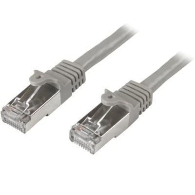 StarTech.com Cat6 Ethernet Cable 4 Core, Shielded Snagless, Screened PVC Jacket Grey 3 m N6SPAT3MGR