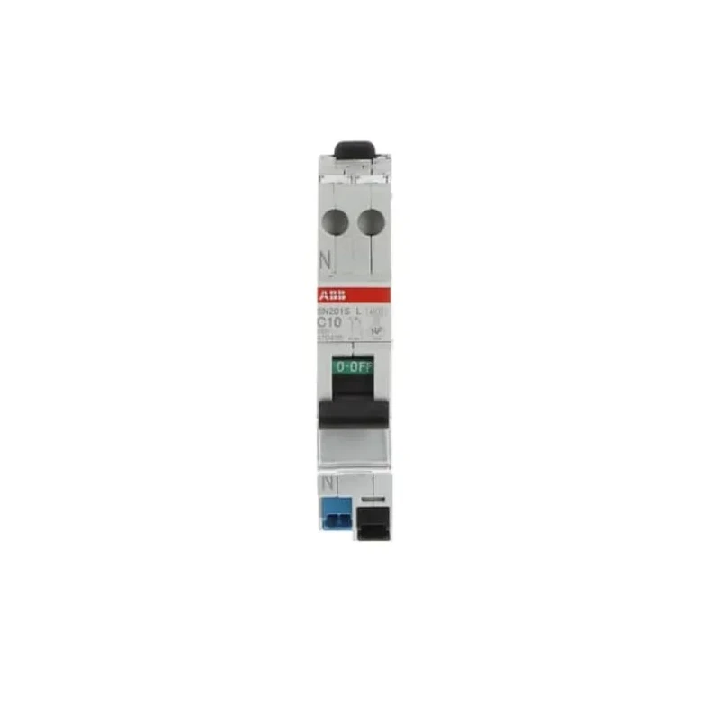 ABB Miniature Circuit Breaker SN201S, 1-Pole, 10A, Type C, 230V AC, 4.5 kA Breaking Capacity 2CSS245202R0104