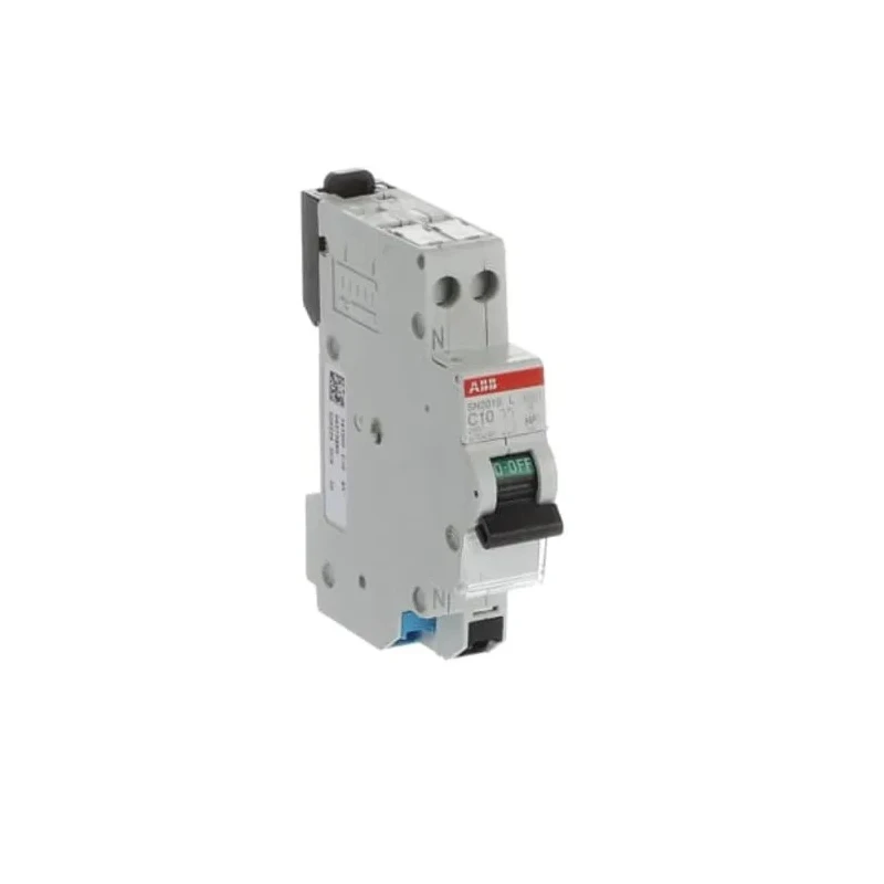 ABB Miniature Circuit Breaker SN201S, 1-Pole, 10A, Type C, 230V AC, 4.5 kA Breaking Capacity 2CSS245202R0104