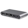 StarTech.com USB C Docking Station Dual 4096 x 2160 Pixel DisplayPort 2 USB 3.0 Ports 100W PD DK30C2DAGPD
