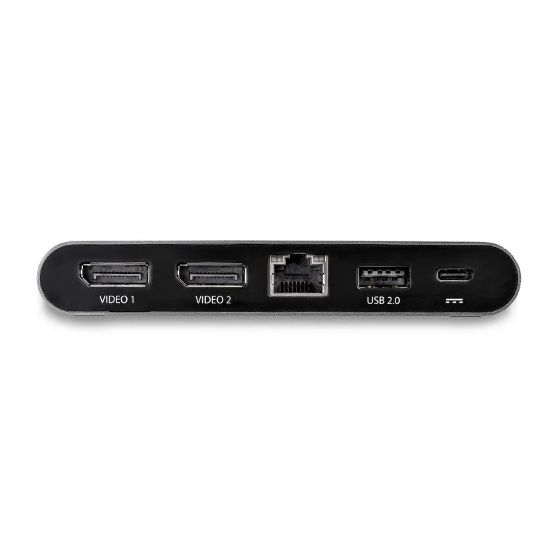 StarTech.com USB C Docking Station Dual 4096 x 2160 Pixel DisplayPort 2 USB 3.0 Ports 100W PD DK30C2DAGPD