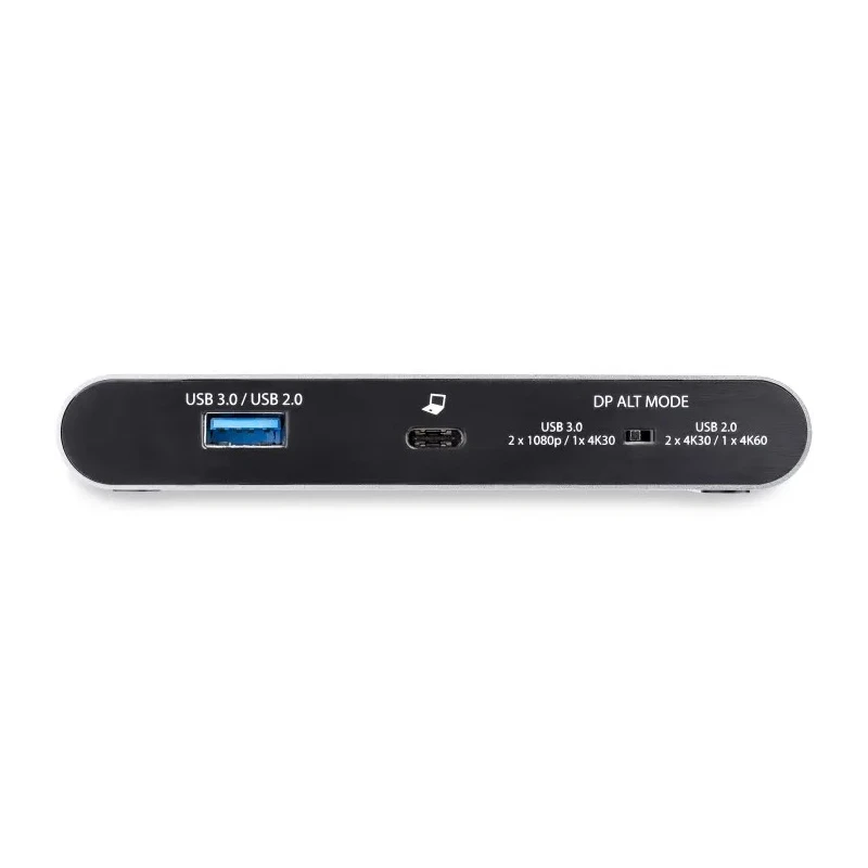 StarTech.com USB C Docking Station Dual 4096 x 2160 Pixel DisplayPort 2 USB 3.0 Ports 100W PD DK30C2DAGPD