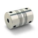 Ruland Mechanical Power Transmission Coupler 19.1 mm OD 5 mm Bore 31.8 mm Length Aluminium Zero-Backlash FSMR19-5-5-A