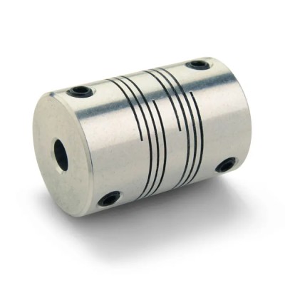 Ruland Mechanical Power Transmission Coupler 19.1 mm OD 5 mm Bore 31.8 mm Length Aluminium Zero-Backlash FSMR19-5-5-A